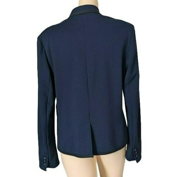 Navy Blue Tailored Blazer Gap The Academy Size 10  Office Career Dark‎ Academia - Picture 3 of 8